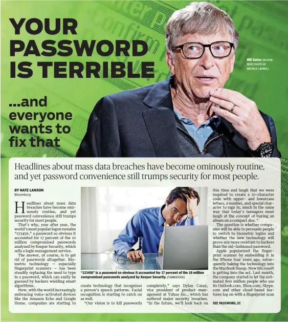  ??  ?? Bill Gates [BLOOMBERG PHOTO BY
MICHELE LIMINA.]