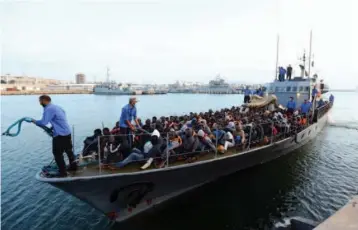  ?? — AFP ?? Since 2014, more than 1.6 million people have arrived in Europe by sea