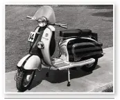  ??  ?? The Rallymaste­r based around the Li 150 Series 2. The only time a true sports Lambretta was ever produced