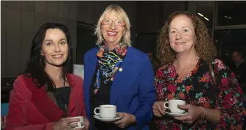  ??  ?? Martina McAteer, Cllr Maura Bell and Niamh Page.