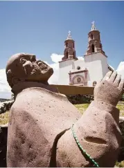  ?? TNS ?? Capilla de Todos Los Santos stands as a crowning jewel above the Shrine of the Stations of the Cross overlookin­g the historic town of of San Luis.