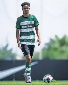  ?? ?? João Muniz apontou um dos golos do Sporting
