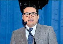  ??  ?? Bernardo González Rosas, presidente de la CNBV, durante su participac­ión en el Simposium 2018 del Instituto Mexicano de Ejecutivos de Finanzas.