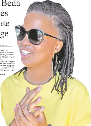 Zizo Beda tackles climate change - PressReader