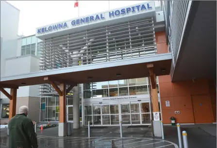  ?? The Daily Courier ?? Kelowna General Hospital is planning for $27.5 million worth of repairs and additions in its 2021 budget.