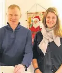  ??  ?? OPTIMISTER: Erlend Larsen (H) og prosjektle­der Maren Anne Røed.
