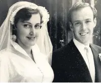 ??  ?? Louis and Maureen Janaway pictured on their wedding day in 1955