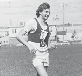  ?? ?? Terry O’Neill competing in 1972, the year of the first Geoff Watt Memorial Fun Run.