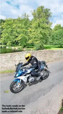  ??  ?? Suffolk/norfolk border make a relaxed ride