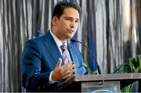  ??  ?? National Party leader Simon Bridges says the party’s bill supports greater access to ‘‘high-quality medicinal cannabis’’ to ease people’s suffering.