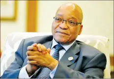 ??  ?? President Zuma
