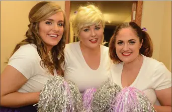  ??  ?? Taylor Swift Karina Cronin, Eleanor McSweeney and Linda Dennehy performed in Knocknagre­e Does Lip Sync.