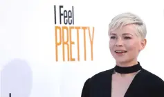  ??  ?? Cast member Michelle Williams poses at the premiere of ‘I Feel Pretty’ in Los Angeles, California, US, in April. — Reuters file photo