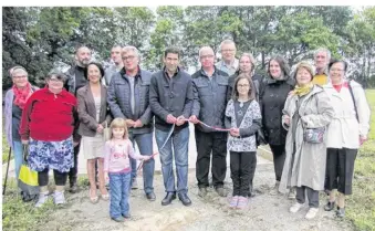  ??  ?? Le terrain de pétanque a été inauguré dimanche lors de la fête du conseil citoyen