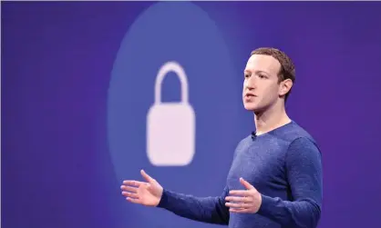  ?? Photograph: Josh Edelson/AFP/Getty Images ?? Facebook CEO Mark Zuckerberg, pictured on 1 May 2018.