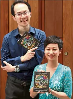  ?? — SAM THAM/ The Star ?? Tee (standing) and Choy at their book launch last month.