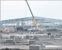  ?? DAVID JALA/CAPE BRETON POST ?? Work being conducted on the Maritime Link project site at Woodbine, west of Marion Bridge, in this Sept. 20, 2016 file photo.