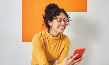  ?? ?? ‘I’m too old for TikTok’ (posed by model). Photograph: Keep It 100/Getty Images