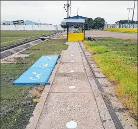  ??  ?? El estadio de las calles 40 y la J, suburbio de Guayaquil, ya está señalizado.