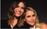  ??  ?? In this photo Mandy Moore, left, and Claire Holt pose for a portrait at the "47 Meters Down" junket at the Montage Hotel in Beverly Hills, Calif. — AP