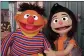  ?? NOREEN NASIR — THE ASSOCIATED PRESS ?? Ernie, a muppet from the popular children’s series “Sesame Street,” appears with new character JiYoung, the first Asian American muppet, on the set of the long-running children’s program in New York on Nov. 1.