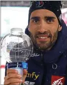  ??  ?? Septième gros globe pour Fourcade.