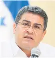  ??  ?? JUAN O. HERNÁNDEZ. Presidente de Honduras