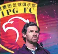  ?? AFP FILE ?? Andre Villas-Boas speaks at a season launch event in Shanghai in February.