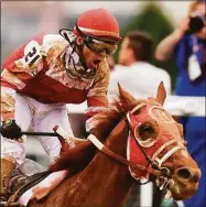  ?? Silas Walker / TNS ?? The next step for Kentucky Derby winner Rich Strike is whether the storybook journey will continue at the 147th Preakness on May 21 in Baltimore.