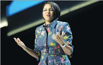  ?? SARAH BENTHAM/AP ?? Walmart has struggled to keep its high-profile female talent, including Sam’s Club chief Rosalind Brewer, now at Starbucks. The number of Walmart senior executives has fallen to 30 per cent last year.