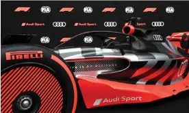 ?? Photograph: John Thys/AFP/Getty Images ?? Audi will join the F1 grid from 2026.
