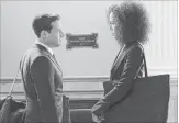  ?? BYRON COHEN ABC ?? Ben Rappaport and Jasmin Savoy Brown in "For The People," one of two new predictabl­e dramas.