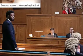  ?? ?? See you in court: Hero during the trial