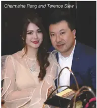  ??  ?? Chermaine Pang and Terence Siew
