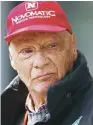  ??  ?? Niki Lauda