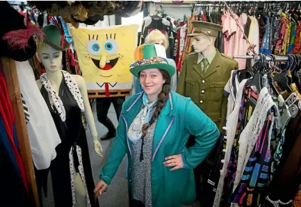  ?? PHOTO: CHRISTINE CORNEGE/FAIRFAX NZ ?? Tops ‘N’ Tales costume hire in Hamilton East previously rented costumes to sevens attendees heading south. Now, with the event coming to Hamilton, they’re looking at out of town business.