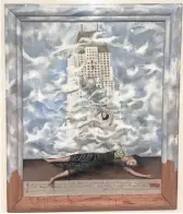  ?? KERRY LENGEL/THE REPUBLIC ?? Well protected under durable (and, alas, reflective) plexiglass is Frida Kahlo’s “The Suicide of Dorthy Hale” at the Phoenix Art Museum.