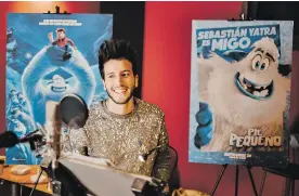  ?? ARCHIVO PARTICULAR ?? El cantante paisa Sebastián Yatra interpreta a Migo en ‘Pie Pequeño’.