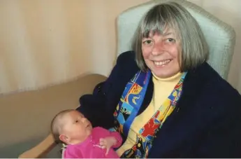  ??  ?? City councillor and deputy mayor Pam McConnell, here with granddaugh­ter Charlet, died on Friday. She was 71.