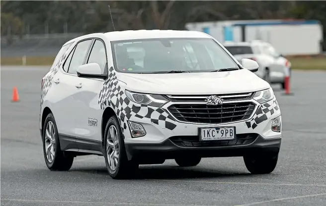  ?? SUPPLIED ?? Equinox is Holden’s replacemen­t for the Captiva. It was revealed earlier this year... so you can ditch the camo, guys.