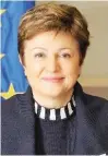  ??  ?? Kristalina Georgieva