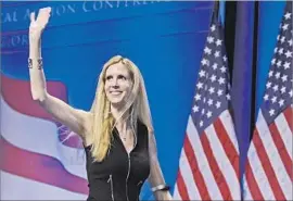  ?? Cliff Owen Associated Press ?? UC BERKELEY reschedule­d Thursday’s talk by pundit Ann Coulter for May 2. A Republican student club says the move was intended to lower attendance.