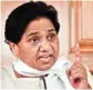  ??  ?? BSP chief Mayawati, AAP supremo Arvind Kejriwal