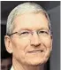  ?? BILD: SN/APA/AFP/DSK ?? Ein kluger Zug von Apple-Boss Tim Cook, meinen Experten.