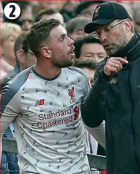  ?? ?? Heated exchange: Henderson tries to explain himself to his manage 2