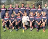  ??  ?? n GREAT FINISH: Denham United Ladies U13s