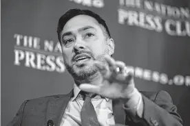  ?? Associated Press file photo ?? U.S. Rep. Joaquin Castro, D-san Antonio, revealed this week that he underwent surgery in Houston for a type of cancer that experts say is rare but manageable.