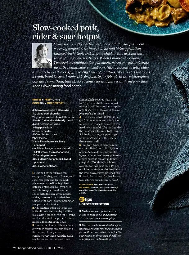 Slowcooked pork, cider & sage hotpot PressReader