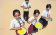  ?? HT ?? The largest programme of its kind in the world, the midday meal scheme is funded by the Centre and states on 60:40 sharing basis.