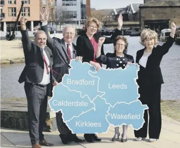  ??  ?? MOMENTOUS: Council leaders welcome the devolution deal in the budget earlier this year